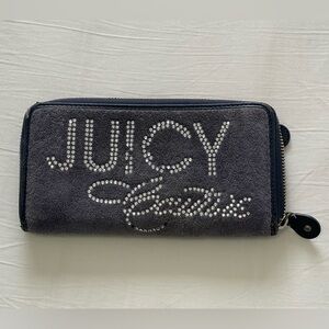 Juicy Couture Large Wallet With Clear Embellishment